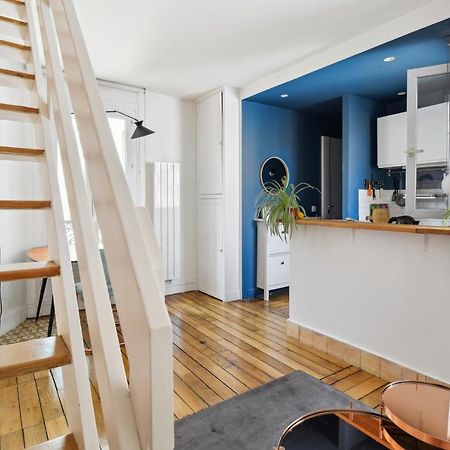 Charming Duplex In Privatestreet, Citycenter Parijs Buitenkant foto